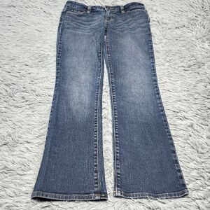 Bullhead Black‎ Bootcut Jeans Womens 3S 3 Short Blue Low Rise Dark Wash Juniors